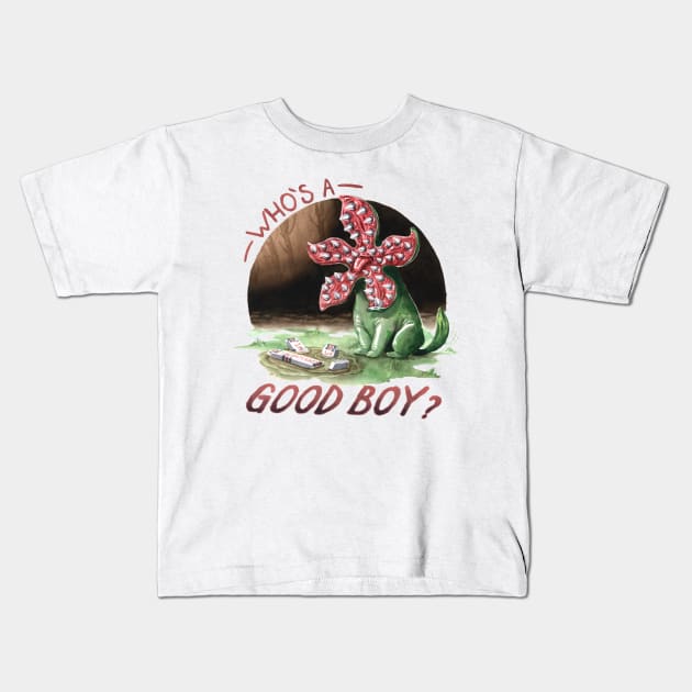 Who's a Good Boy? Kids T-Shirt by Studio Mootant